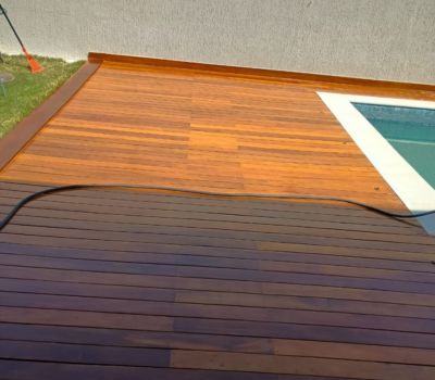Decks de madeira para áreas externas